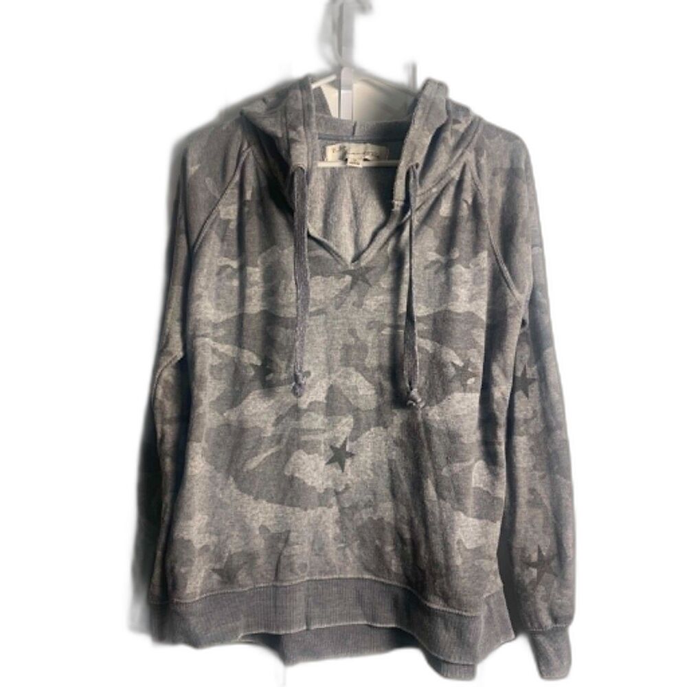 Vintage Havanna Est. 1954 Medium Hoodie, Braided Sides Gray Print Y2K Steampunk